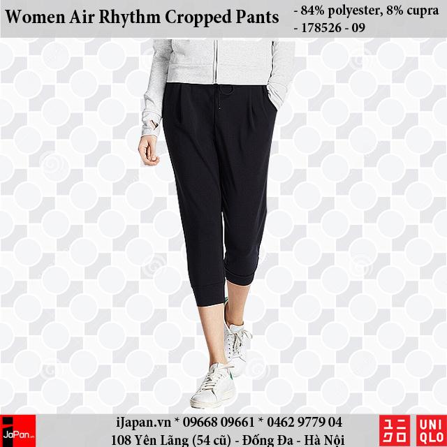 Quần thun bo gấu lửng làm mát Airism jogger Uniqlo