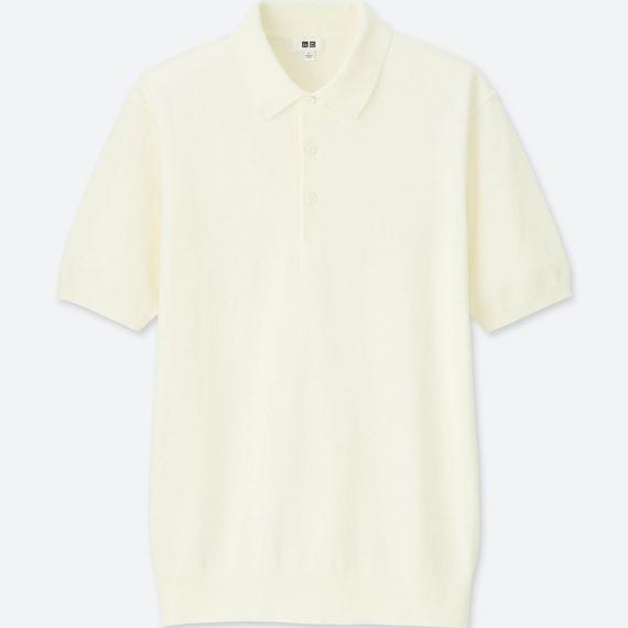 Áo phông polo Uniqlo nam Nhật Bản 2018 màu kaki - 408381