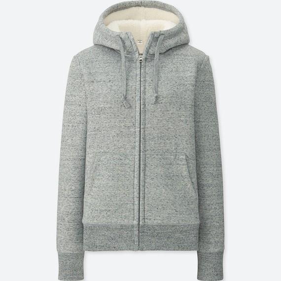 DÀNH CHO NỮ ÁO HOODIE NỈ CHUI ĐẦU DÀI TAY  UNIQLO VN