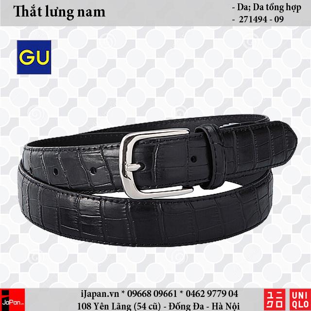 Thắt lưng da nam GU