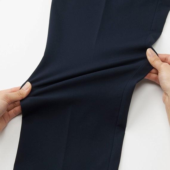 Quần âu nam Uniqlo cạp chun Nhật Bản màu navy- 408990