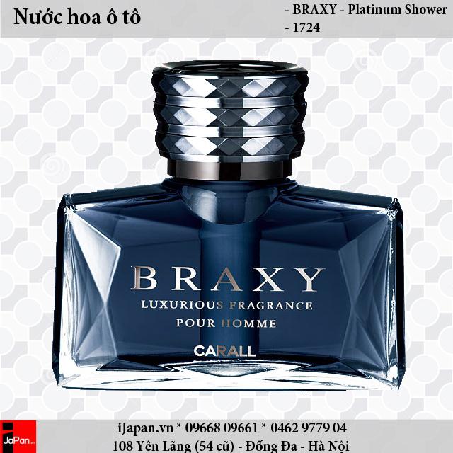 Nước hoa ô tô BRAXY Platinum Shower