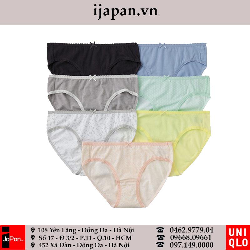 Set quần lót GU cotton 7 chiếc ( 281473)