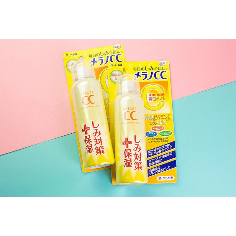 XỊT KHOÁNG TRẮNG DA MELANO CC VITAMIN WHITE MIST NHẬT BẢN 100G