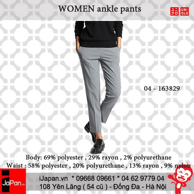 Quần âu nữ Uniqlo Nhật thời trang