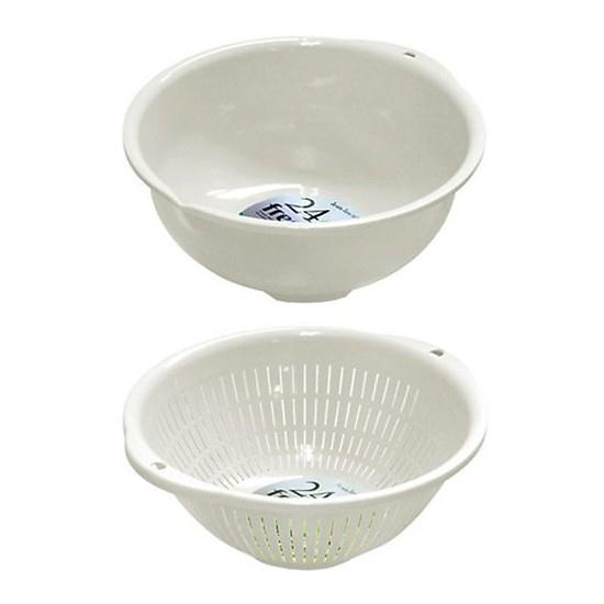 Bộ set 2 rổ nhựa, chậu nhựa 3.6L