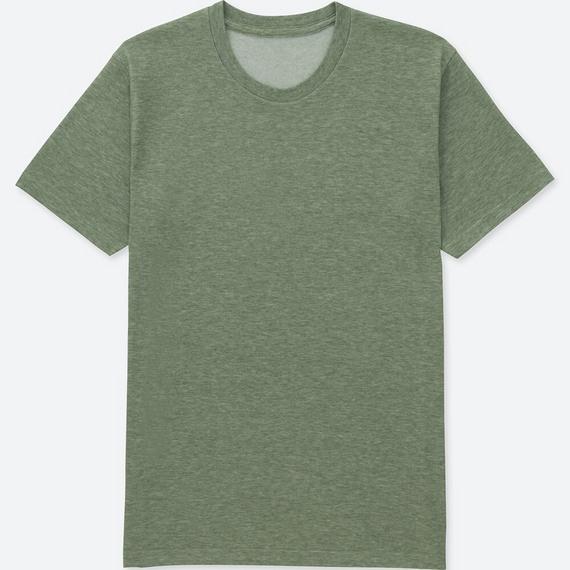 Áo phông nam Uniqlo Nhật Bản cổ tròn màu xanh - 404133