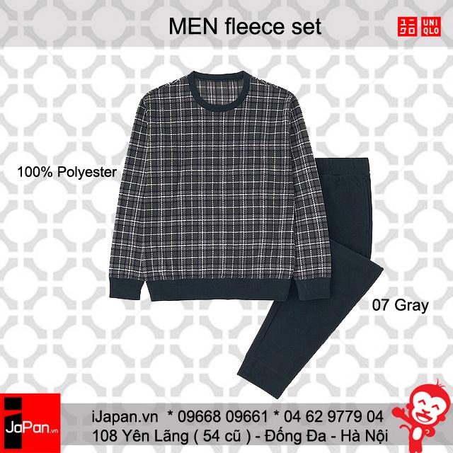 Set bộ mặc nhà nam Uniqlo Nhật lông cừu