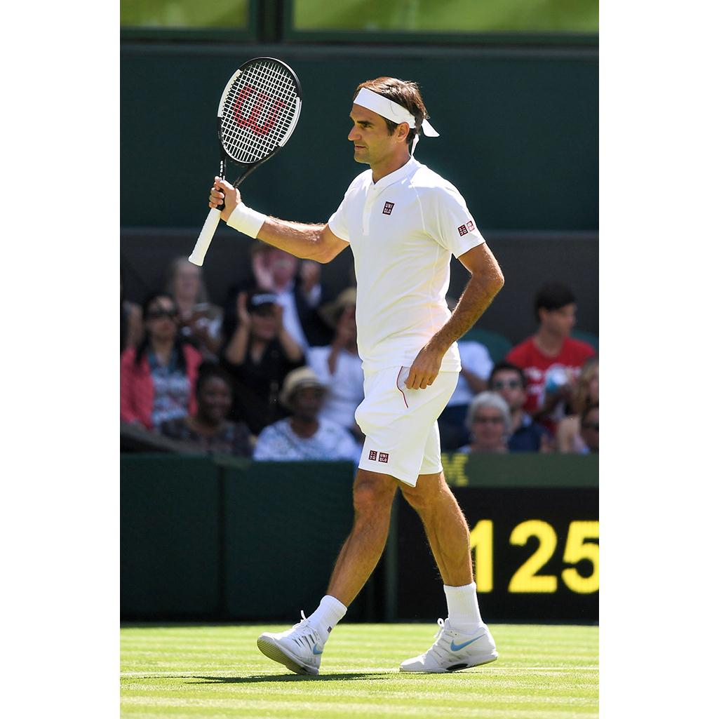 Bộ quần áo thể thao tennis, pickleball, gofl chính hãng Uniqlo Set 5 món Federer Wimbledon 2018