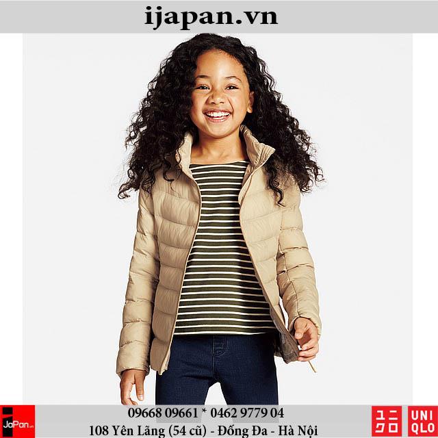 Áo khoác trẻ em chống nước Uniqlo bé gái