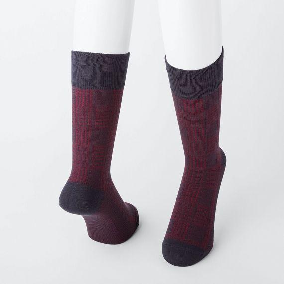 Tất giữ nhiệt Uniqlo nam siêu ấm Nhật Bản màu wine - 412652