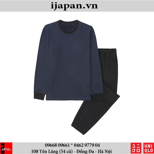 Bộ mặc nhà nỉ lông cừu Uniqlo Nhật nam