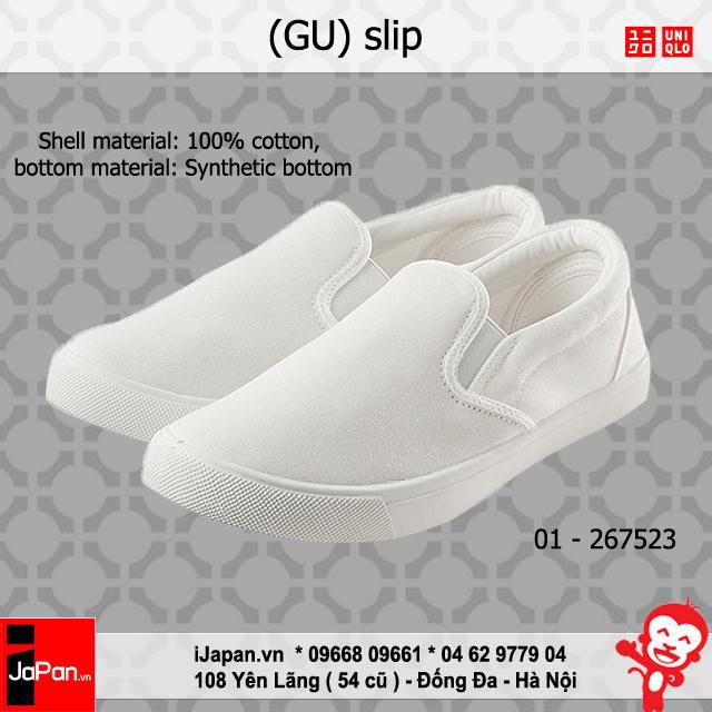 Giày lười slip-on GU Nhật cho nữ