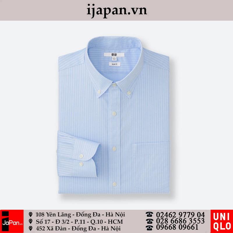Áo sơ mi nam Uniqlo kẻ sọc Nhật Bản - 193841