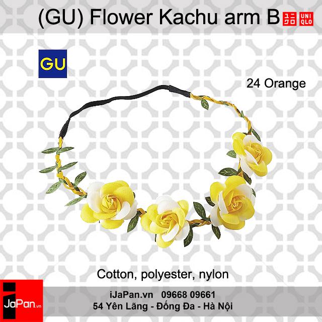 Vòng hoa trang trí thời trang Uniqlo