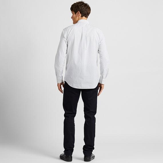 Áo sơ mi Uniqlo nam họa tiết Nhật Bản - 421179