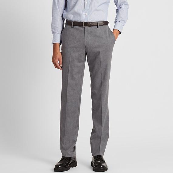Quần âu công sở Uniqlo nam Premium Wool - 418926