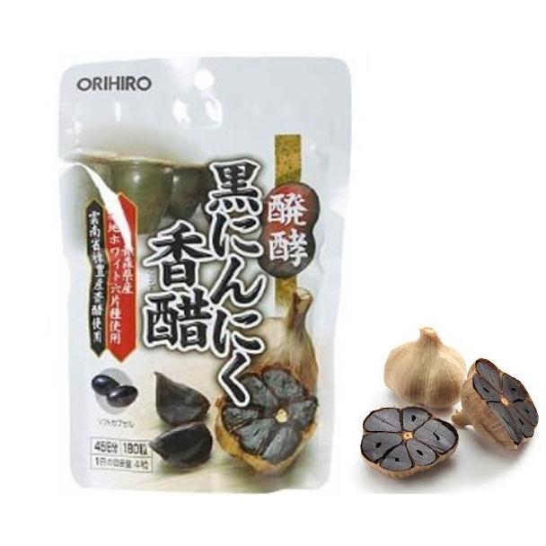 Tỏi Đen Orihiro Nhật Bản Chính Hãng Hộp 180 Viên