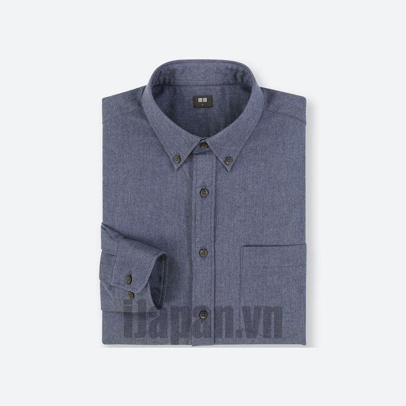 Áo sơ mi Uniqlo nam dạ mỏng Nhật Bản - 400662