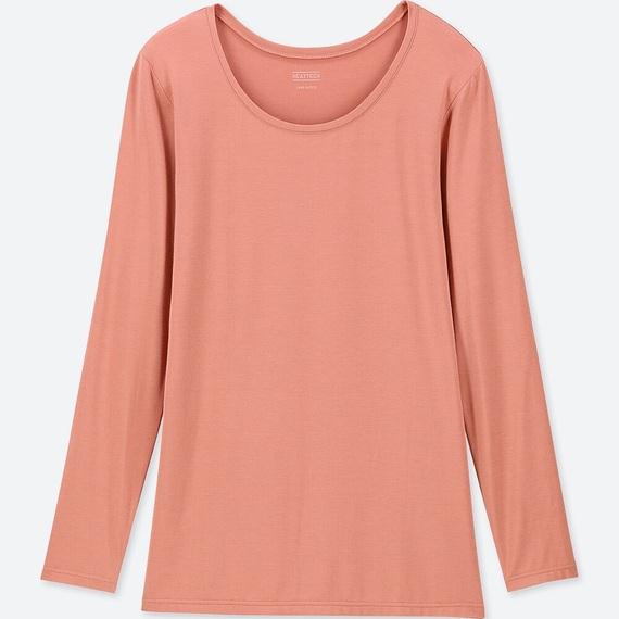 Áo giữ nhiệt Uniqlo nữ cổ tròn Nhật Bản 418325