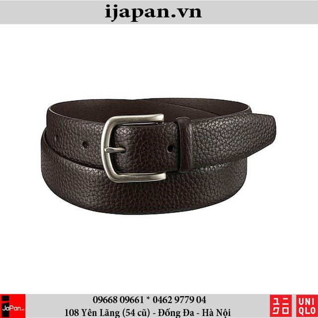 Thắt lưng da bò Italian leather Uniqlo