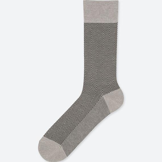 Tất giữ nhiệt Uniqlo nam siêu ấm Nhật Bản màu xám - 411570