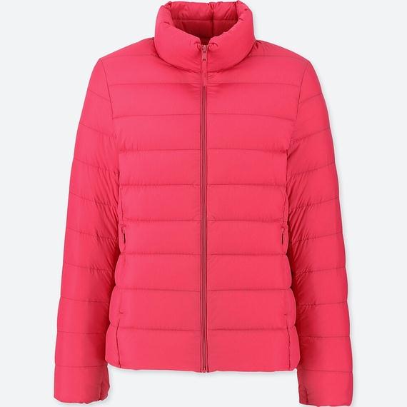 Áo lông vũ Uniqlo nữ siêu nhẹ màu hồng- 409112
