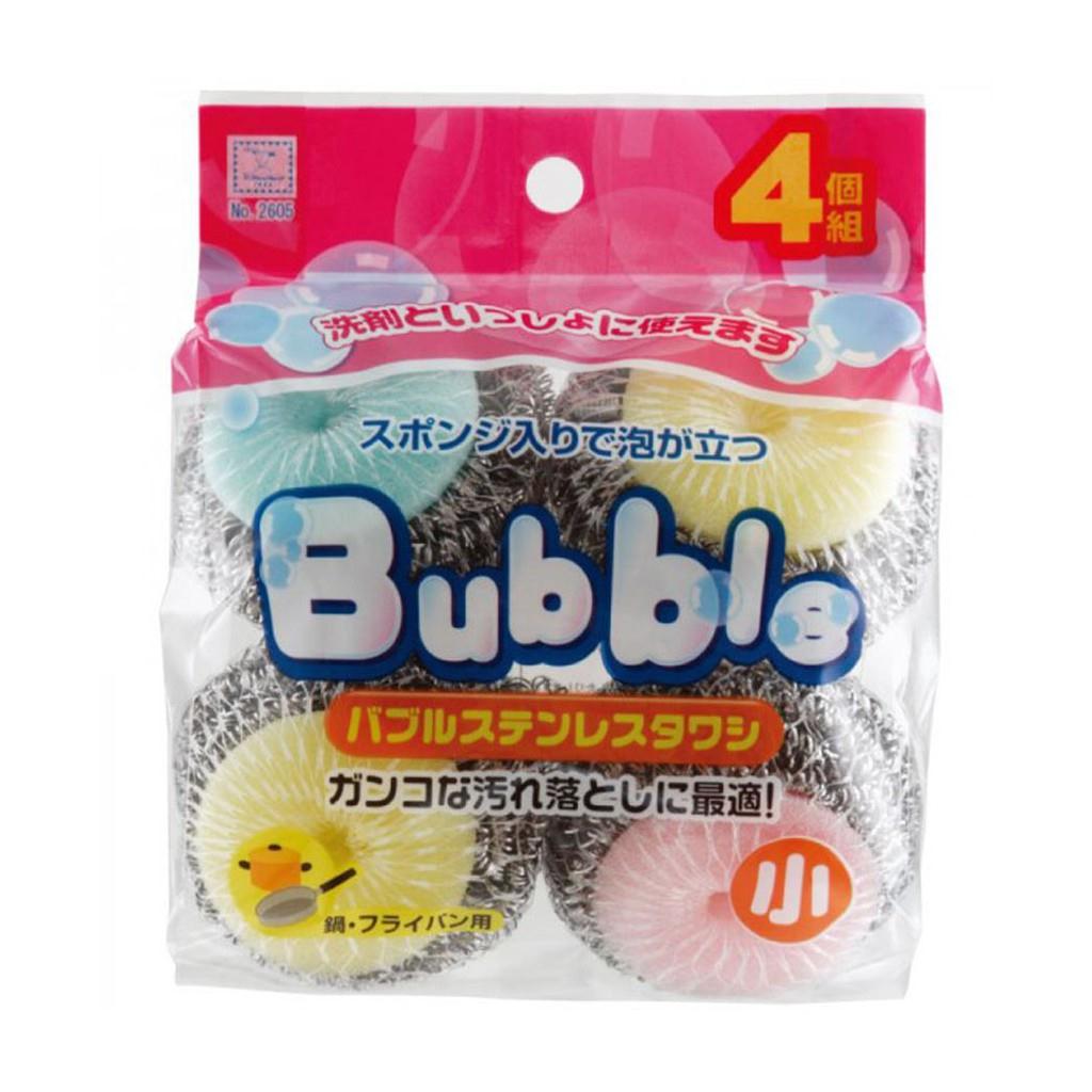 Set 4 miếng mút, inox cọ xoong nồi