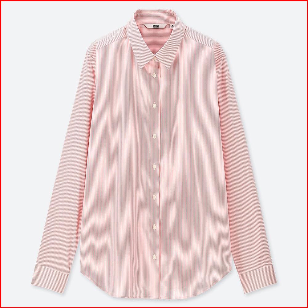 Áo sơ mi Uniqlo nữ kẻ sọc 2019 - 415146
