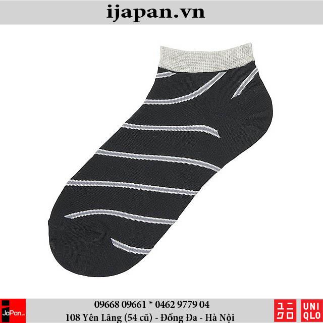 Tất chân nữ họa tiết kẻ Uniqlo