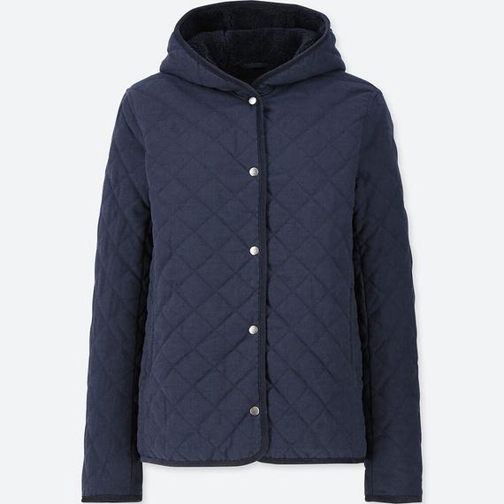 Áo lông cừu Uniqlo trần trám 2019 nữ màu navy- 409106