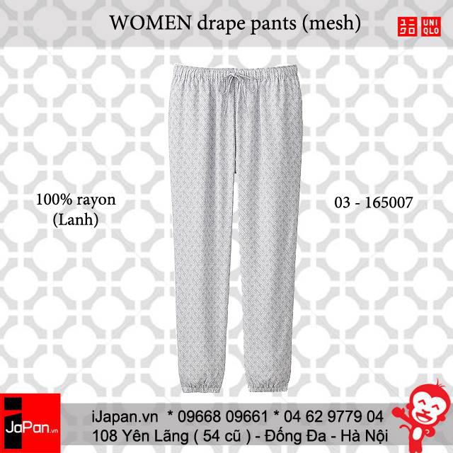 Quần lanh Nhật Uniqlo