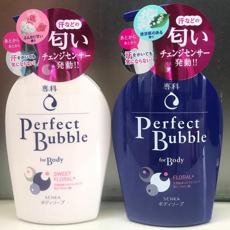 Sữa tắm Senka Perfect Bubble For Body Floral 500ml