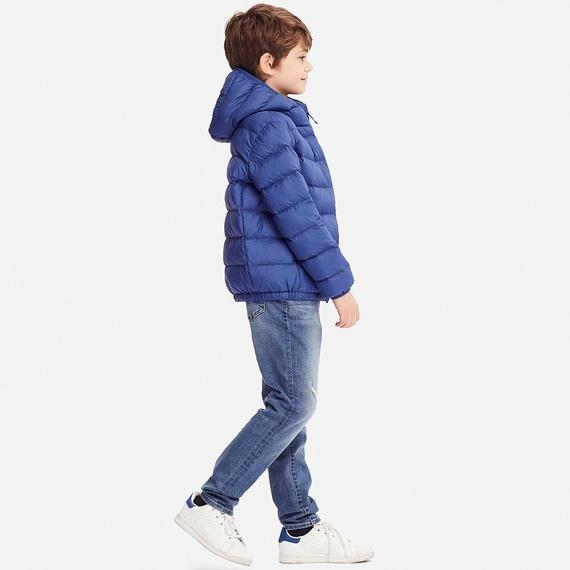 Áo phao Uniqlo bé trai 2019 xanh biển- 409219