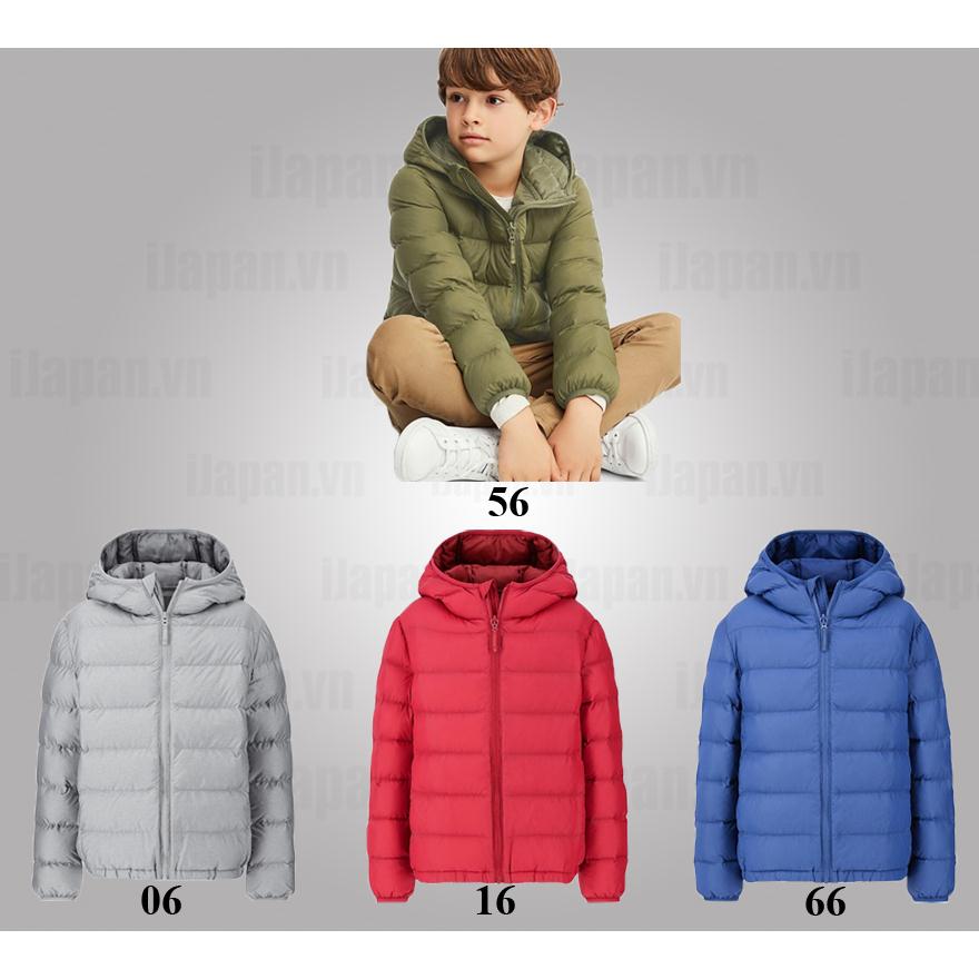 Áo phao Uniqlo bé trai 2019 xanh biển- 409219