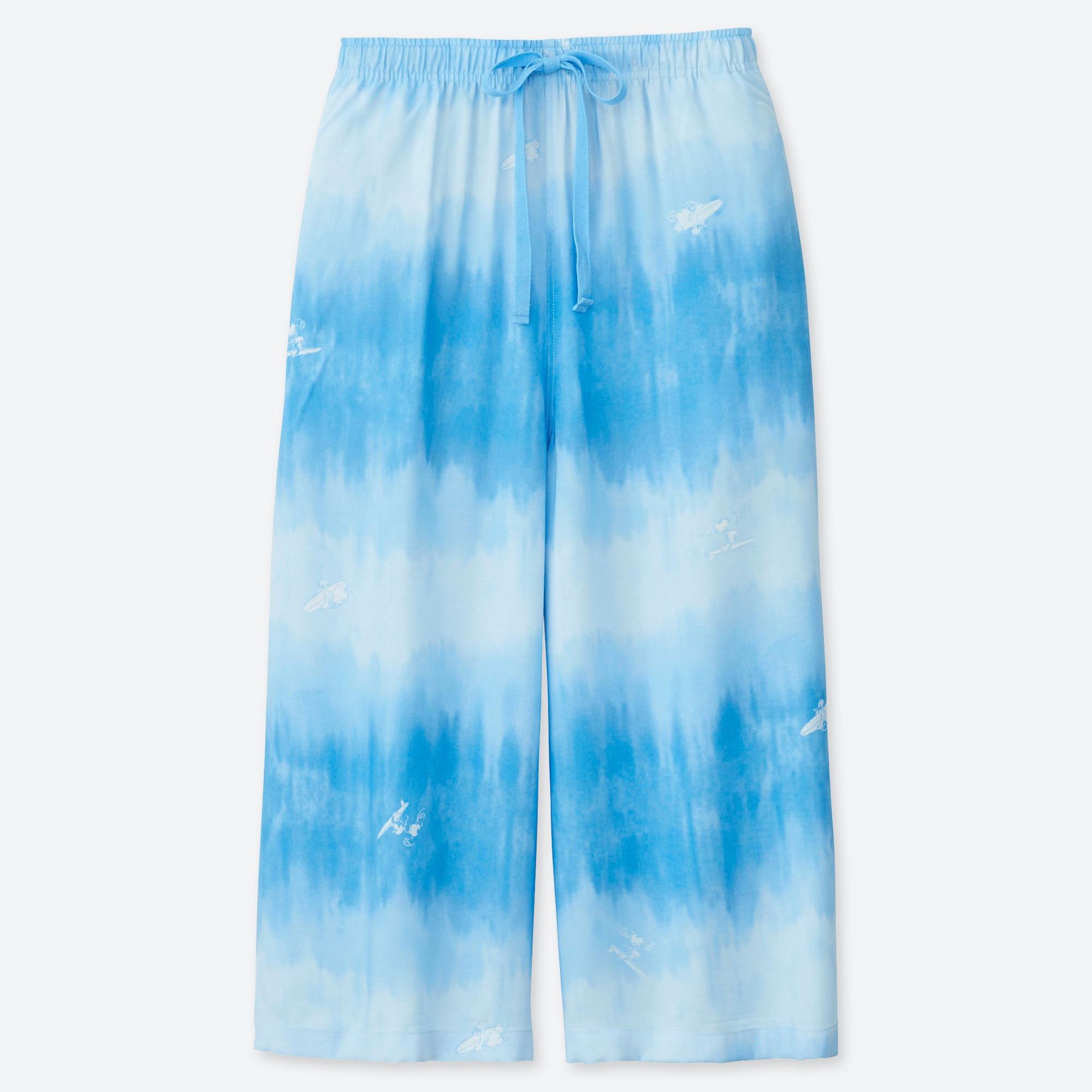 Quần lửng ống rộng Uniqlo nữ Airism Nhật Bản - 413537