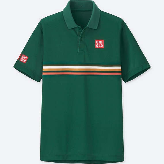 Aó tennis Uniqlo Kei Nishikori Pháp 2017 (likenew)