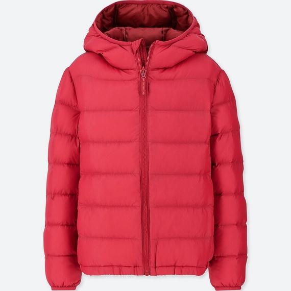 Áo phao Uniqlo bé trai 2019 xám- 409219