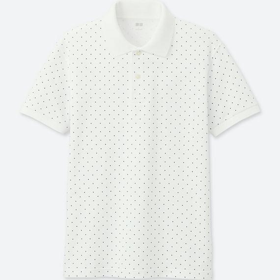 Áo phông polo Uniqlo nam chấm bi Nhật Bản - 404161