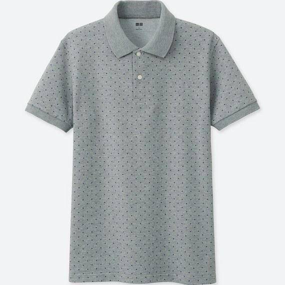 Áo phông polo Uniqlo nam chấm bi Nhật Bản - 404161