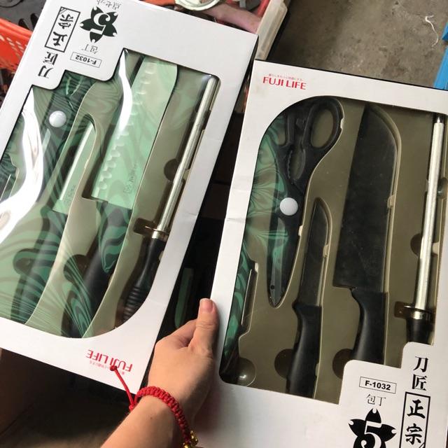 Bộ dụng cụ dao kéo nhà bếp FUJILIFE 5 chi tiết