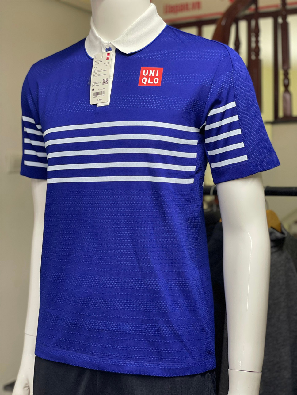 Áo thể thao tennis Uniqlo Nishikori 2022 - 445356