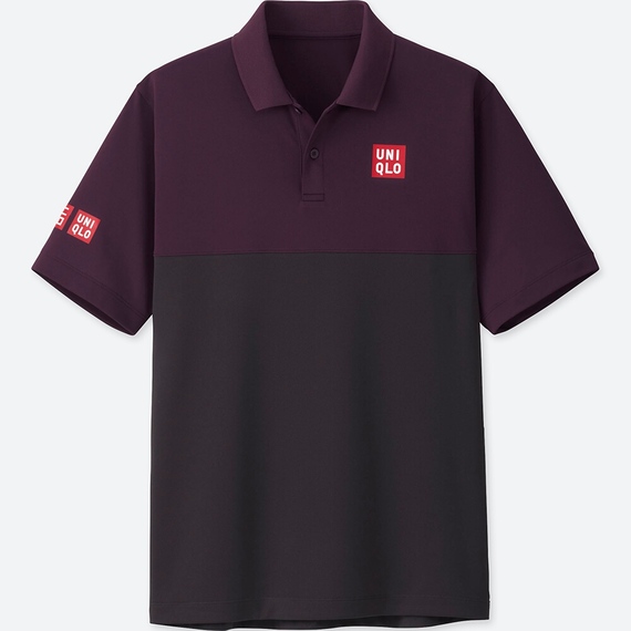 Bộ quần áo thể thao tennis, pickleball, gofl chính hãng Uniqlo Nishikori Us open 2018 -405029