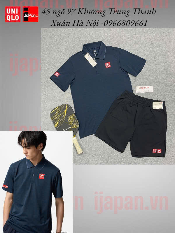 Áo thể thao golf tennis, pickleball chính hãng Uniqlo 2025-475373
