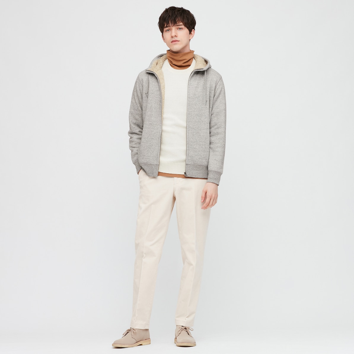 Áo khoác nỉ Uniqlo nam lót lông 2021 - 419720