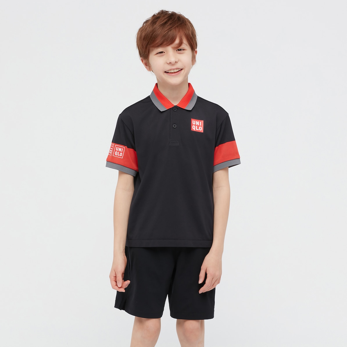 Áo tennis Uniqlo Kei Nishikori Australian open 2021 bản Kids - 438614