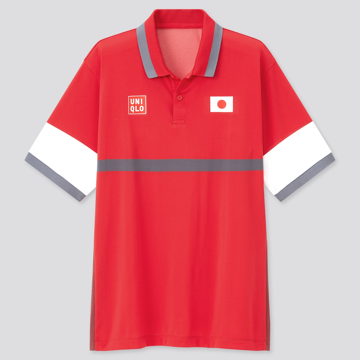Áo thể thao tennis Uniqlo Nishikori Olympic Tokyo 2021 - 438274
