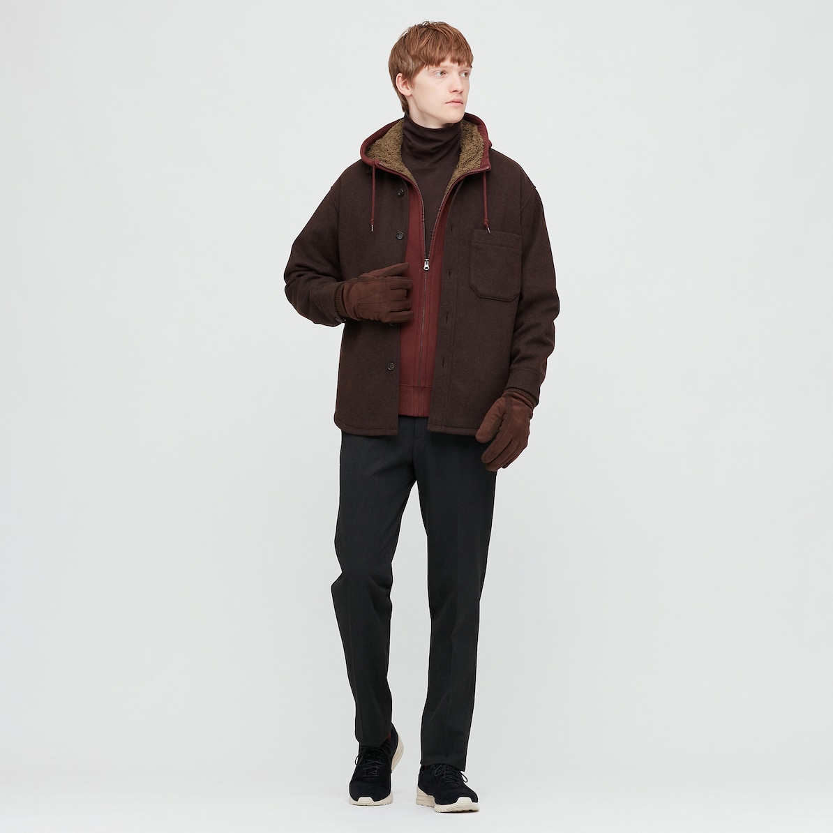 Áo khoác nỉ Uniqlo nam lót lông 2021 - 419720