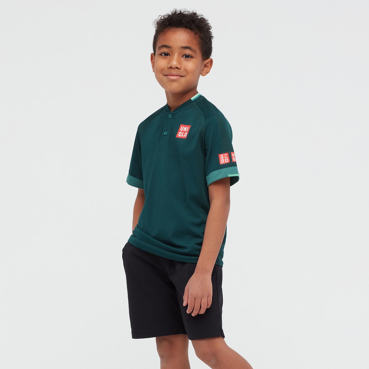 Áo thể thao tennis Uniqlo Federer Kids 2021 - 438613