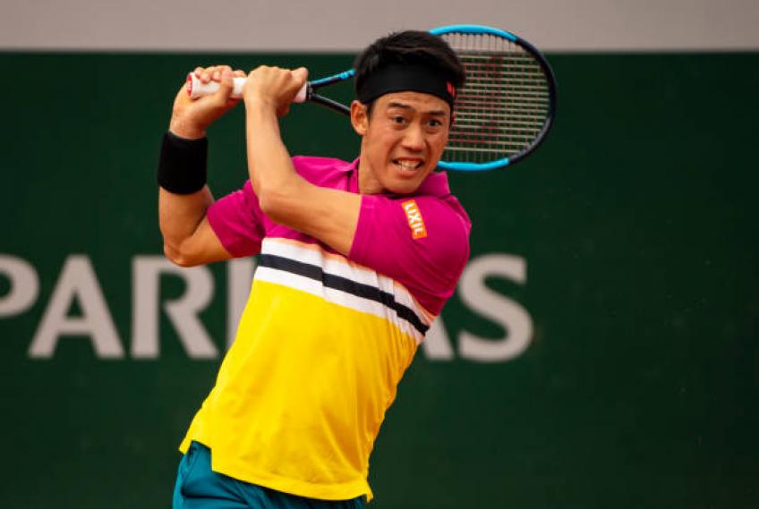 Áo thể thao tennis Nishikori Roland Garros 2019 - 416803